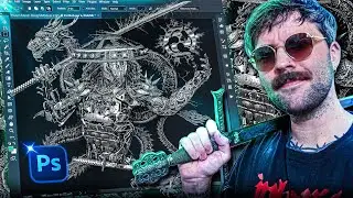 How To Design BRUTAL DEATH METAL T-shirts! Adobe Photoshop Tutorial