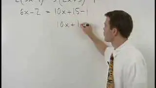Solving Multi Step Equations - MathHelp.com - Algebra 1 Help
