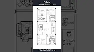 best house design idea in India | 2 bhk house design in India | 20x40 house plan design