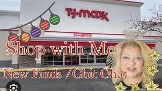 SHOP WITH ME AT TJMAXX FOR CHRISTMAS INSPO // CHIT CHAT LIFE UPDATE