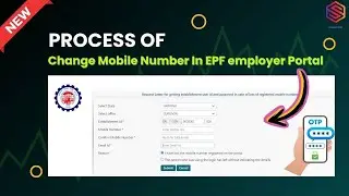 How to Change Mobile number in EPFO Employer Portal | @StatutorySolution #epfo
