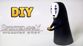 DIY: How to Make No-Face - Spirited Away (Kaonashi Clay - Plastilina Tutorial)