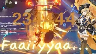 Genshin Impact : Faaiiyyyaaa... Tes Damage Navia dan set build artefaknya