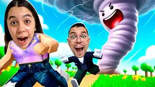 TENTE ESCAPAR DO TORNADO no Roblox - Sarah de Araújo Games