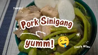 pork sinigang,sinigang na baboy recipe,filipino food