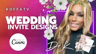 Charm in Every Detail: Crafting Your Dream Wedding Invite on Canva!