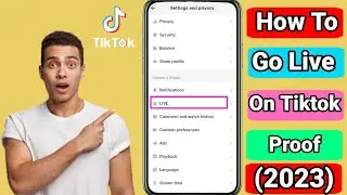 tiktok live option enable 2023 || how to go live on tiktok