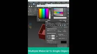 How To Use a Multi Sub Materials in 3Ds Max 