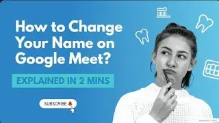 How to change name before joining google meet?| In 2 minutes