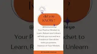 Positive Mindset to Learn Relearn and Unlearn will help you succeed #howtomakemoneyonline