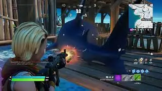 Fortnite Shark, убийство акулы, припасов в ней очень много