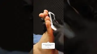 Foot skin cleaning -Asmr Sound 