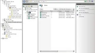 How to create a new web site on Windows Server 2008