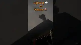Lightning and Volcano fight   #news #amazing