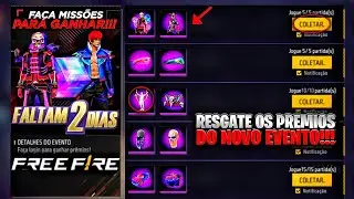 CORREE!! PUNHO DE GRAÇA NO NOVO EVENTO? CUBO MÁGICO E HALLOWEEN NO FREE FIRE