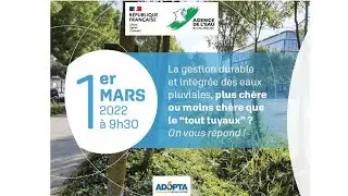 Webinaire 2 - Le coût de la gestion durable des eaux pluviales