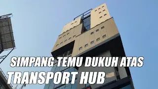 [4K] Amateur Walking | Sunset Simpang Temu Dukuh Atas Tempat Transit Transportasi Terbesar Indonesia