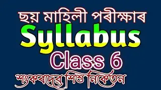 Class 6 Syllabus 2025  