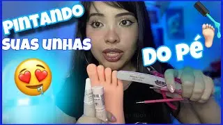 Asmr Pintando Suas Unhas Do Pé🦶🏻@KbruninhaasmrLives