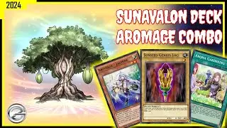 SUNAVALON DECK WITH AROMAGE COMBO | Gameplay AUGUST 2024 | Yugioh Duel Links