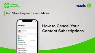 Apple App Store Payment with Maxis | How to Cancel Your Content Subscriptions