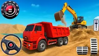 Ağır Hafriyat Kamyonu Şantiye Oyunu - Kepçeli Makine İnşaat Simülasyonu #5 - Android GamePlay