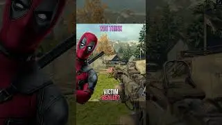 NEVER call women menopausal as Deadpool #shorts #deadpool #callofduty