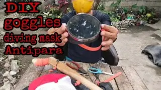 HOW TO MAKE GOGGLES OR DIVING MASK | ANTIPARA DIY
