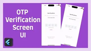 Flutter OTP Verification Screen UI - Devhubspot
