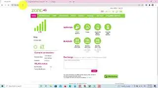 how to check remaining data in zong 4g device
