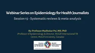 Session 15 - Systematic reviews & meta-analysis
