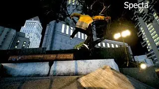 [Session] 360 Flip Blunt Slide Flip out (Custom spot)
