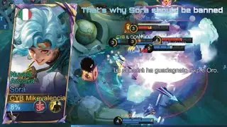 MLBB ~ Sora Gameplay ~ He need ban