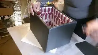 DIY Footstool Storage Ottoman(Future DIY Projects, Series 4)