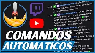 Cómo poner Comandos AUTOMÁTICOS en Twitch ❗️ Crear Comandos StreamElements