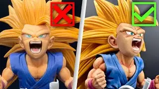 Repainting SUPER SAIYAN 3 KID GOKU! Can I take this figure even further beyond?!