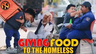 Giving Food to the Homeless - By Rizwan khan 