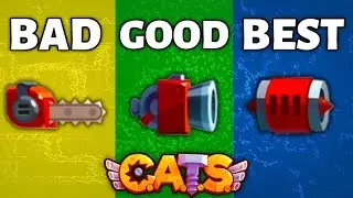 RANKING EVERY *WEAPON* IN C.A.T.S FROM WORST TO BEST - Top 9 Weapons Crash Arena Turbo Stars