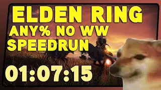 Elden Ring any% NO Wrong Warp Speedrun in 1h07m15s (Live caiu em uma parte)