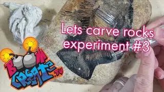 How to Carve Rocks, Part 3 Carving another Fossil