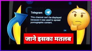 this channel can't be displayed because it was used to spread content meaning in hindi