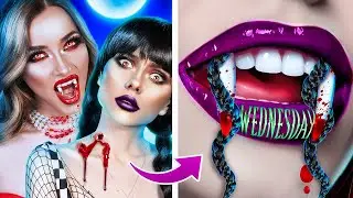 Wednesday Addams Menjadi Drakula Populer! Makeover Di Penjara!