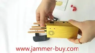 4 antenna gold handheld jammer gsm 3g wifi gps