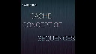 cache concept of sequences in oracle sql