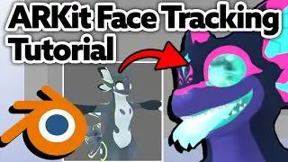 ARKit Blender Tutorial for Furry Avatar. 52 blendshapes and VRM.