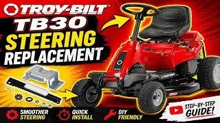 HOW TO FIX THE STEERING ON A CRAFTSMAN / TROY BILT / MURRAY / CUB CADET REAR ENGINE RIDER