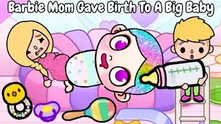 Barbie Mom Gave Birth To a Big Baby🍼👶| Toca life world | Toca boca