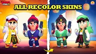 Brawl Stars | All Recolor Skins | Jade Agent Colt, Ferocious Fang and more
