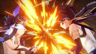 Genshin Impact - Cyno vs Sethos Cutscene from Oathkeeper Lupus Aureus Act II