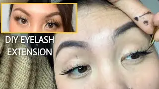 (UPDATE) DIY PERMANENT EYELASH EXTENSION ALL SHOPEE PRODUCTS | Nessa Alvaro